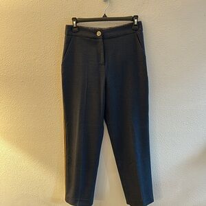 Ted Baker Navy Patterned Dress Pants Size 1 US S/4